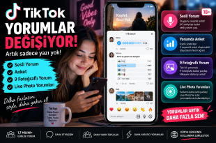 TikTok sesli yorum anket ve 9 fotoğraflı yorum özellikleri 2026